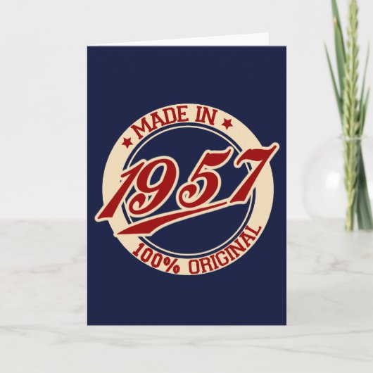 Made in 1957 kaart (Voorkant)