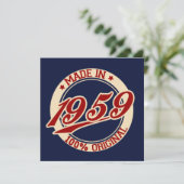 Made in 1959 kaart (Staand voorkant)
