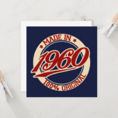 Made in 1960 kaart (Voorkant / Achterkant in situ)