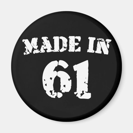 Made in 1961 magneet (Voorkant)