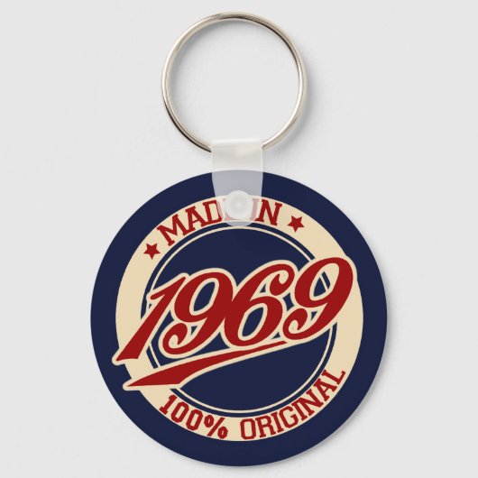 Made in 1969 sleutelhanger (Voorkant)