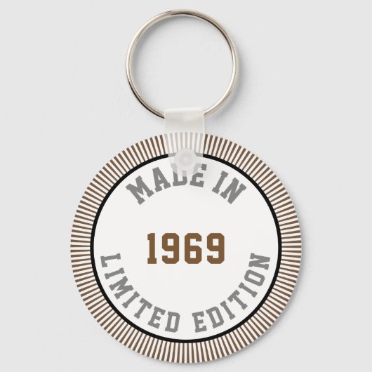 Made in 1969 sleutelhanger (Voorkant)