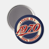Made in 1970 magneet (Voorkant / Achterkant)