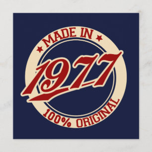 Made in 1977 kaart