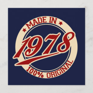 Made in 1978 kaart