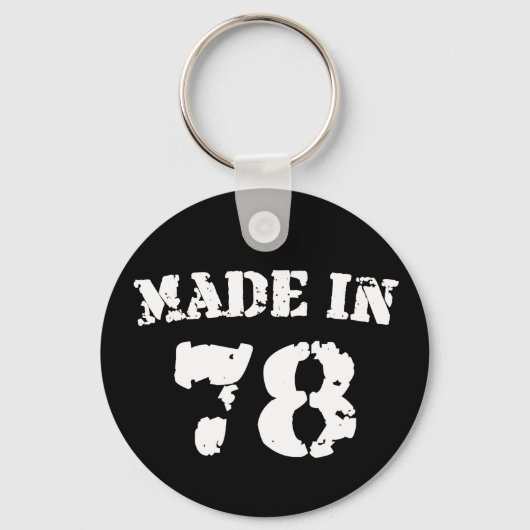 Made in 1978 sleutelhanger (Voorkant)