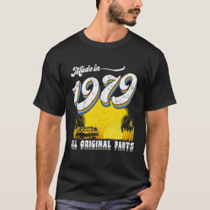 Made in 1979 43th Birthday Mannen geboren in 1979 T-shirt