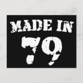Made in 1979 briefkaart (Voorkant)