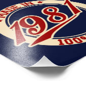 Made in 1981 foto afdruk (Hoek)