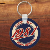 Made in 1981 sleutelhanger (Voorkant)