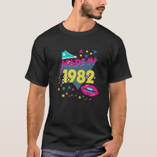 Made in 1982 40e verjaardag 80S 90S 1990S 1980S T-shirt