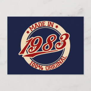 Made in 1983 briefkaart