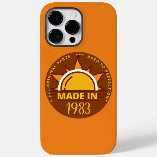 MADE IN 1983 grappig verjaardagscadeau Case-Mate iPhone Case (Achterkant)