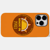 MADE IN 1983 grappig verjaardagscadeau Case-Mate iPhone Case (Achterkant (horizontaal))
