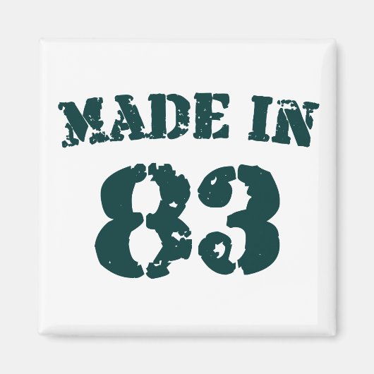 Made in 1983 magneet (Voorkant)