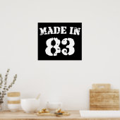Made in 1983 poster (Keuken)