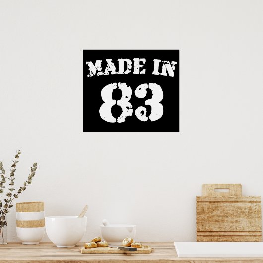 Made in 1983 poster (Keuken)