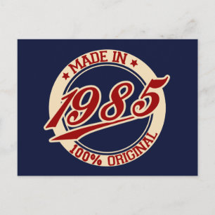 Made in 1985 briefkaart