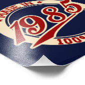 Made in 1985 foto afdruk (Hoek)