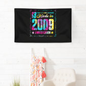 Made in 2009 13e verjaardag 13 jaar Geweldige Spandoek (Insitu)