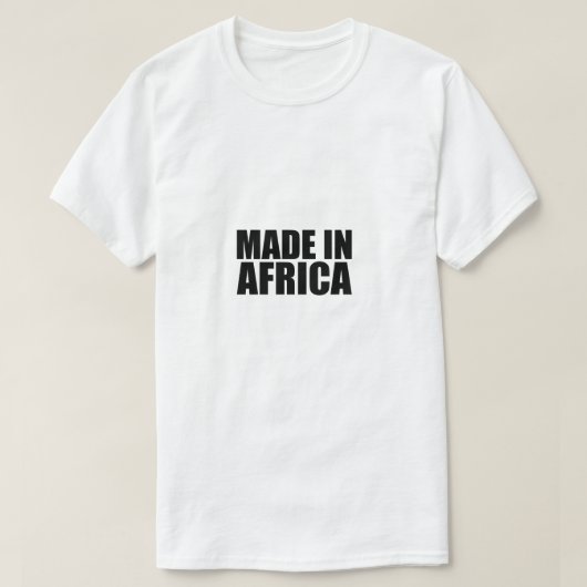Made in Afrika T-shirt (Design voorkant)