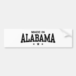 Made in Alabama Bumpersticker