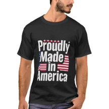 Made in America Amerikaanse Vlag T-Shirt