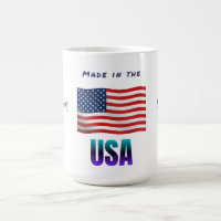 "Made in America" is een Amerikaanse Mok.