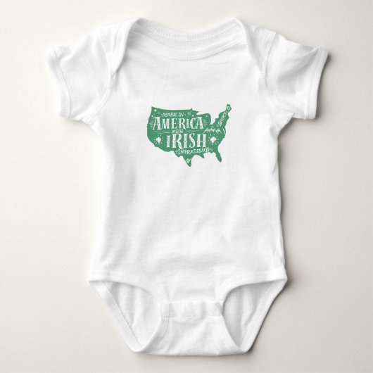Made In America with Irish Ingredients Romper (Voorkant)