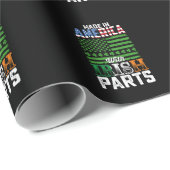 Made in America with Irish Parts St Patrick's Day Cadeaupapier (Rol Hoek)