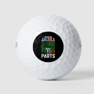 Made in America with Irish Parts St Patrick's Day Golfballen