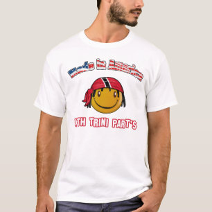 Made in America with Trini part's T-shirt