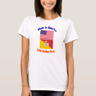 Made in Americië met Siciliaanse delen T-shirt