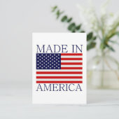 Made in Amerika Briefkaart (Staand voorkant)