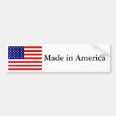 Made in Amerika Bumpersticker (Voorkant)