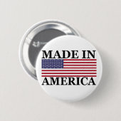 MADE IN AMERIKA RONDE BUTTON 5,7 CM (Voorkant /achterkant)