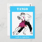 Made in Argentina Tango Briefkaart (Voorkant / Achterkant)