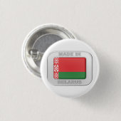 Made in Belarus Ronde Button 3,2 Cm (Voorkant /achterkant)