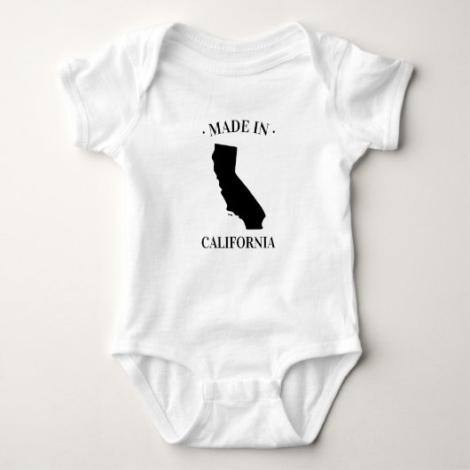 Made in California CA Baby Bodysuit (Voorkant)