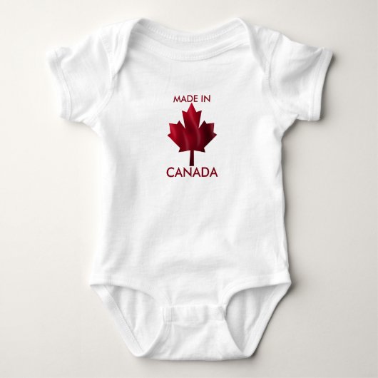 Made in Canada Red Maple Romper (Voorkant)