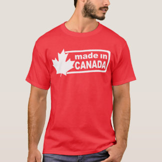 Made in Canada - rood Mannen Shirt