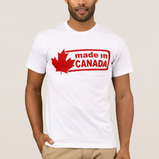 Made in Canada - Wit Mannen Shirt