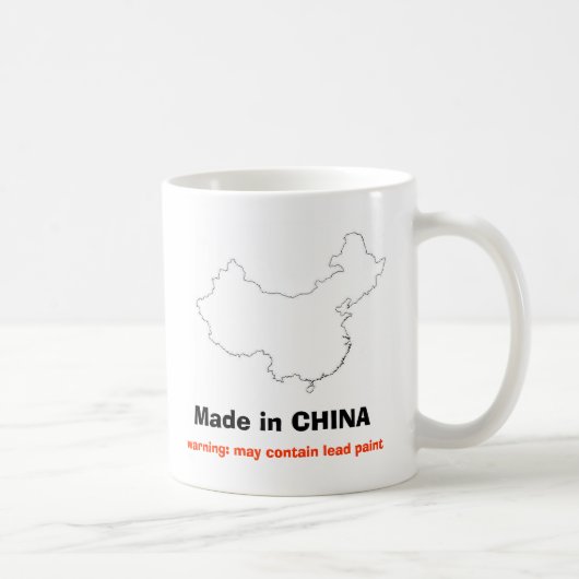 Made in China Koffiemok (Rechts)