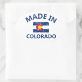 Made in Colorado Ovale Sticker (Tas)