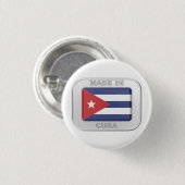 Made in Cuba Ronde Button 3,2 Cm (Voorkant /achterkant)
