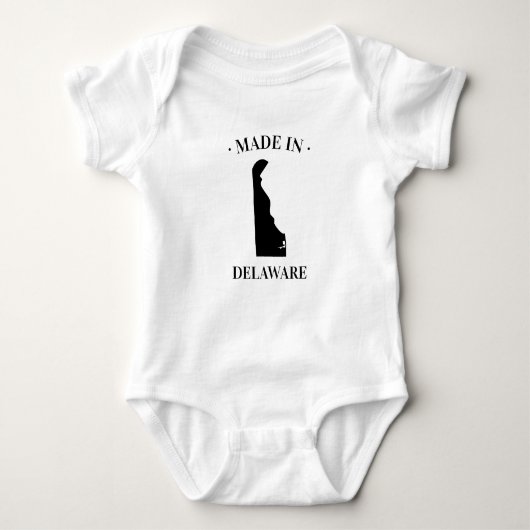 Made in Delaware DE Baby Bodysuit (Voorkant)