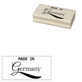 Made in Duitsland Rubberstempel (Gestempeld)