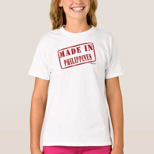 Made in Filipijnen T-shirt (Voorkant)