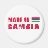 Made in Gambia Magneet (Voorkant)