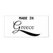 Made in Griekenland Rubberstempel (Afrduk)